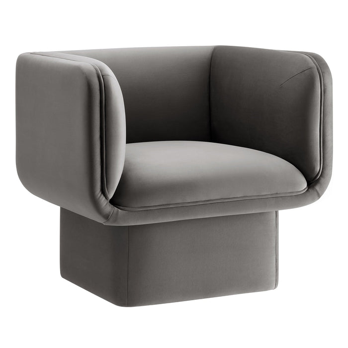 Modway Tate Performance Velvet Accent Chair Living Room Furniture - View 35