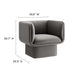 Modway Tate Performance Velvet Accent Chair Living Room Furniture - View 19