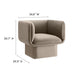 Modway Tate Performance Velvet Accent Chair Living Room Furniture - View 27