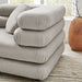 Jubilee 3-Piece Modular Performance Velvet Sectional Sofa Almond