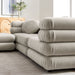 Jubilee 4-Piece Modular Performance Velvet Sectional Sofa by Modway - specifications diagram
