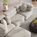Jubilee 4-Piece Modular Performance Velvet Sectional Sofa by Modway - back view