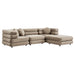 Jubilee 4-Piece Modular Performance Velvet Sectional Sofa by Modway - view 17