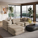Jubilee 4-Piece Modular Performance Velvet Sectional Sofa by Modway - view 20