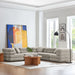 Jubilee 5-Piece Modular Performance Velvet Sectional Sofa by Modway - front view