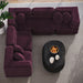 Jubilee 5-Piece Modular Performance Velvet Sectional Sofa by Modway - view 18