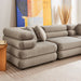 Jubilee 5-Piece Modular Performance Velvet Sectional Sofa sectional sofa seating detail