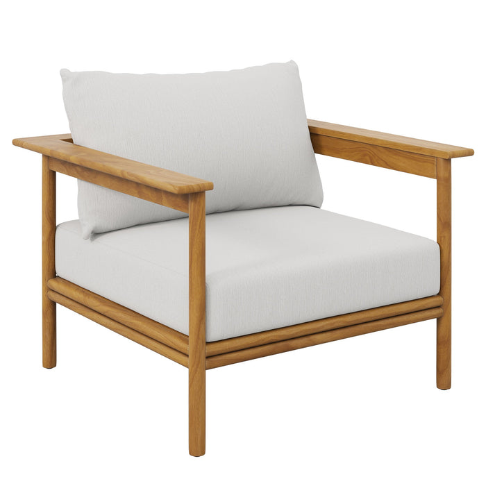 Wren Outdoor Patio Teak Wood Armchair