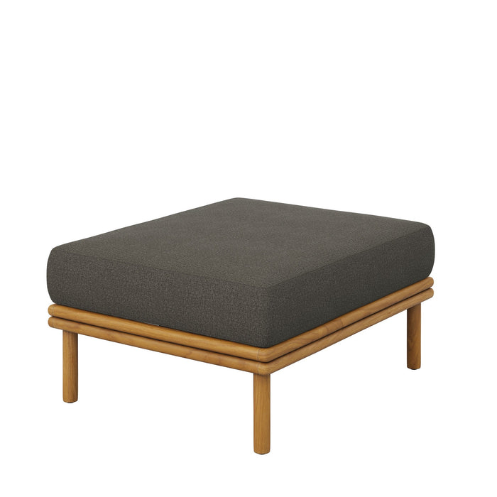 Wren Outdoor Patio Teak Wood Ottoman