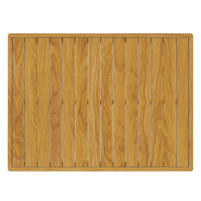 Wren Outdoor Patio Teak Wood Coffee Table