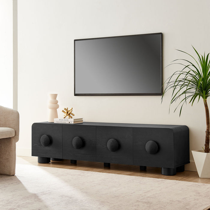 Modway Sonnet 69" Low Profile TV Stand Living Room Furniture - View 10