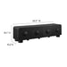 Modway Sonnet 69" Low Profile TV Stand Living Room Furniture - View 12
