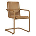 Abacus Outdoor Patio Wicker Dining Chairs Set of 2 Natural
