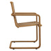 Abacus Outdoor Patio Wicker Dining Chairs Set of 2 Natural