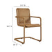 Abacus Outdoor Patio Wicker Dining Chairs Set of 2 Natural