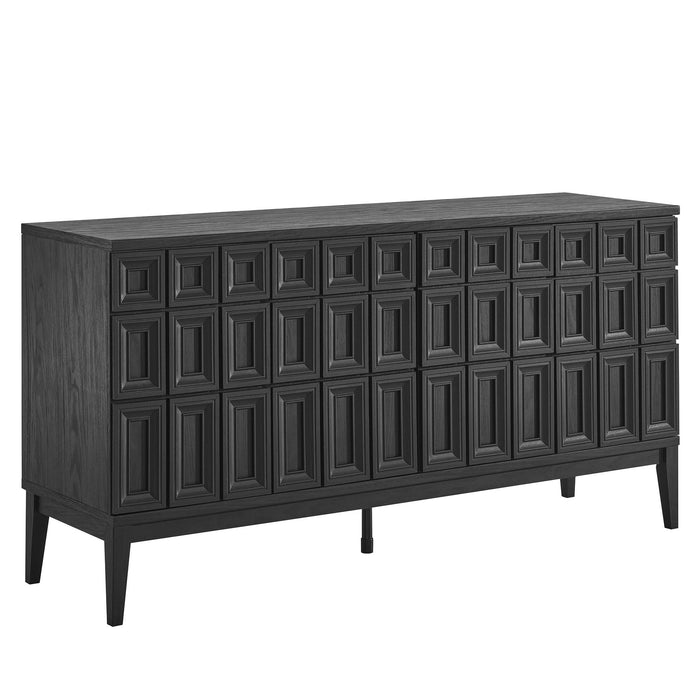 Modway Samos 62" Sideboard Living Room Furniture in Black