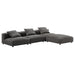 Solace 4-Piece Modular Upholstered Fabric Sectional Sofa - view 6