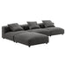 Solace 4-Piece Modular Upholstered Fabric Sectional Sofa - view 7