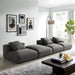 Solace 4-Piece Modular Upholstered Fabric Sectional Sofa - Modway \living\sectionals