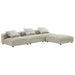 Solace 4-Piece Modular Upholstered Fabric Sectional Sofa - view 18