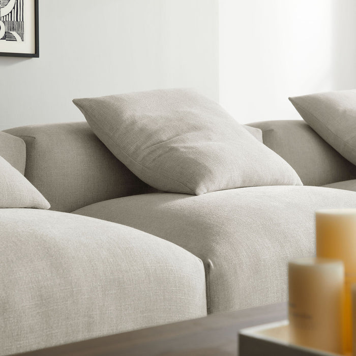 Solace 4-Piece Modular Upholstered Fabric Sectional Sofa - view 16