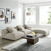 Solace 4-Piece Modular Upholstered Fabric Sectional Sofa - view 17