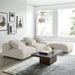 Solace 4-Piece Modular Upholstered Fabric Sectional Sofa - view 29