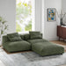Solace 3-Piece Modular Corduroy Upholstered Sectional Sofa - view 19