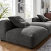 Solace 3-Piece Modular Upholstered Fabric Sectional Sofa - in lifestyle setting