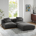 Solace 3-Piece Modular Upholstered Fabric Sectional Sofa - view 5