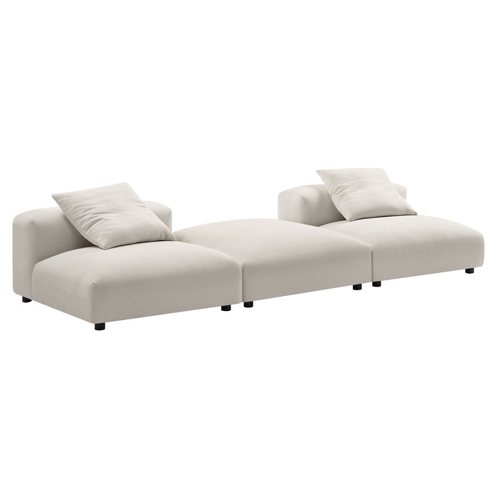 Solace 3-Piece Modular Upholstered Fabric Sectional Sofa - view 30
