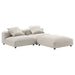 Solace 3-Piece Modular Upholstered Fabric Sectional Sofa - view 36