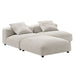 Solace 3-Piece Modular Upholstered Fabric Sectional Sofa - view 37