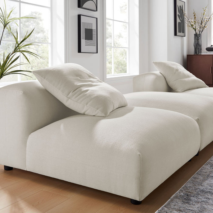 Solace 3-Piece Modular Upholstered Fabric Sectional Sofa - view 32