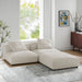 Solace 3-Piece Modular Upholstered Fabric Sectional Sofa - view 33