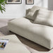 Solace Modular Upholstered Armless Loveseat and Ottoman Set for Modern Comfort and Style - view 21