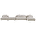 Solace 4-Piece Modular Corduroy Upholstered Sectional Sofa With Ottoman by Modway - view 16