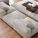 Solace 4-Piece Modular Corduroy Upholstered Sectional Sofa With Ottoman by Modway - detail close-up
