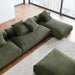 Solace 4-Piece Modular Corduroy Upholstered Sectional Sofa With Ottoman by Modway - view 22