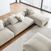 Solace 4-Piece Modular Upholstered Fabric Sectional Sofa With Ottoman by Modway - view 22