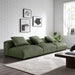 Solace 3-Piece Modular Corduroy Upholstered Sofa - view 9