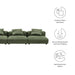 Solace 3-Piece Modular Corduroy Upholstered Sofa - view 11
