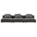 Solace 3-Piece Modular Upholstered Fabric Sofa - view 7