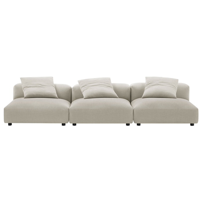 Solace 3-Piece Modular Upholstered Fabric Sofa - view 15