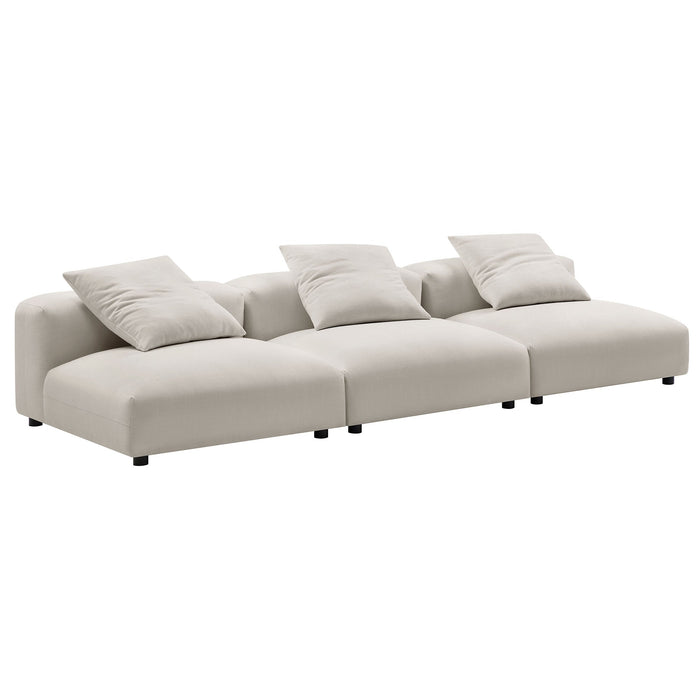 Solace 3-Piece Modular Upholstered Fabric Sofa - view 18