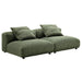 Solace 2-Piece Modular Corduroy Upholstered Sofa - view 10
