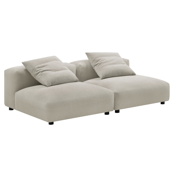 Solace 2-Piece Modular Upholstered Fabric Sofa - view 10