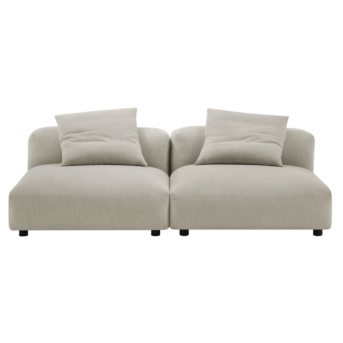 Solace 2-Piece Modular Upholstered Fabric Sofa - view 15