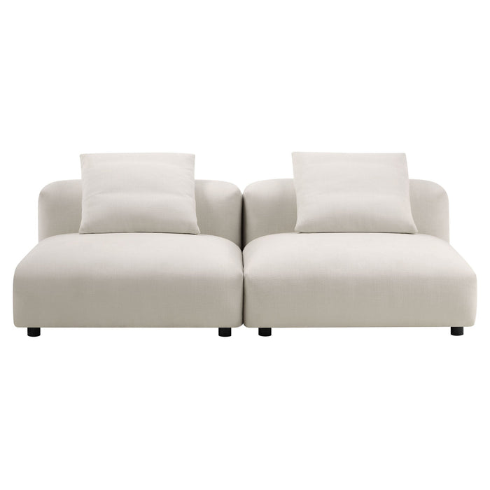 Solace 2-Piece Modular Upholstered Fabric Sofa - view 23