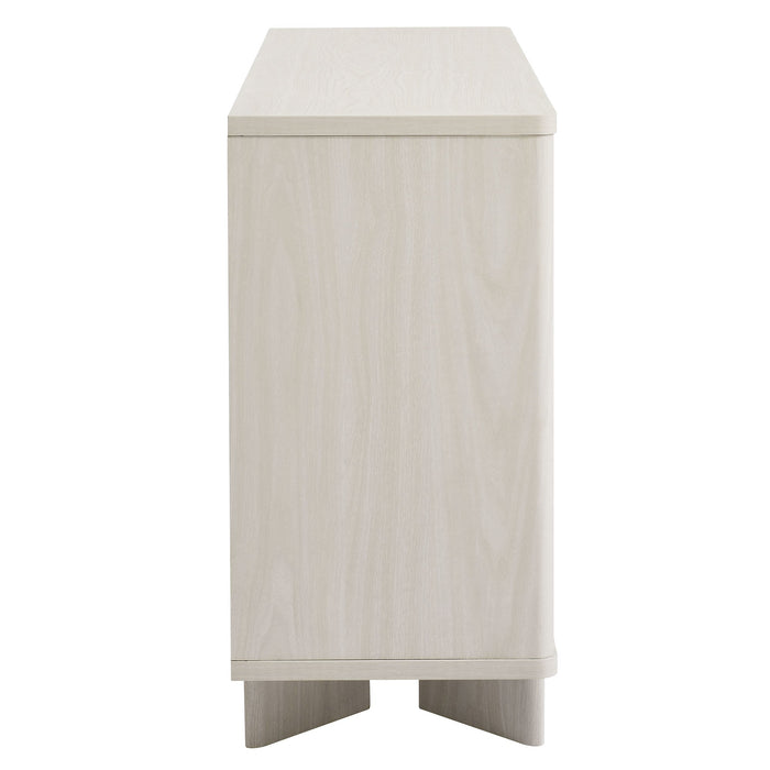Modway Flux Arched 3-Door Sideboard Living Room Furniture - Dimensions